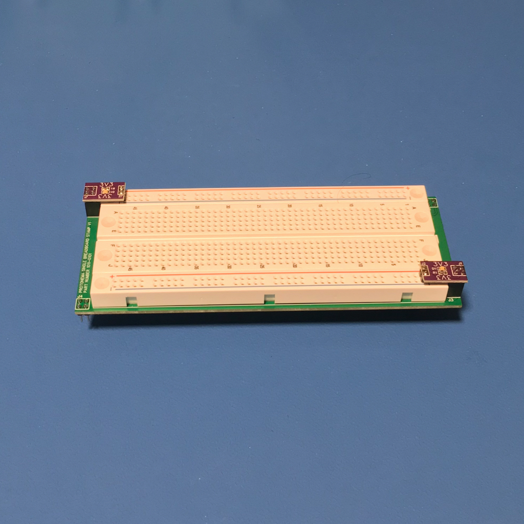 Photo of a 1011A Horizontal Breadboard stamp