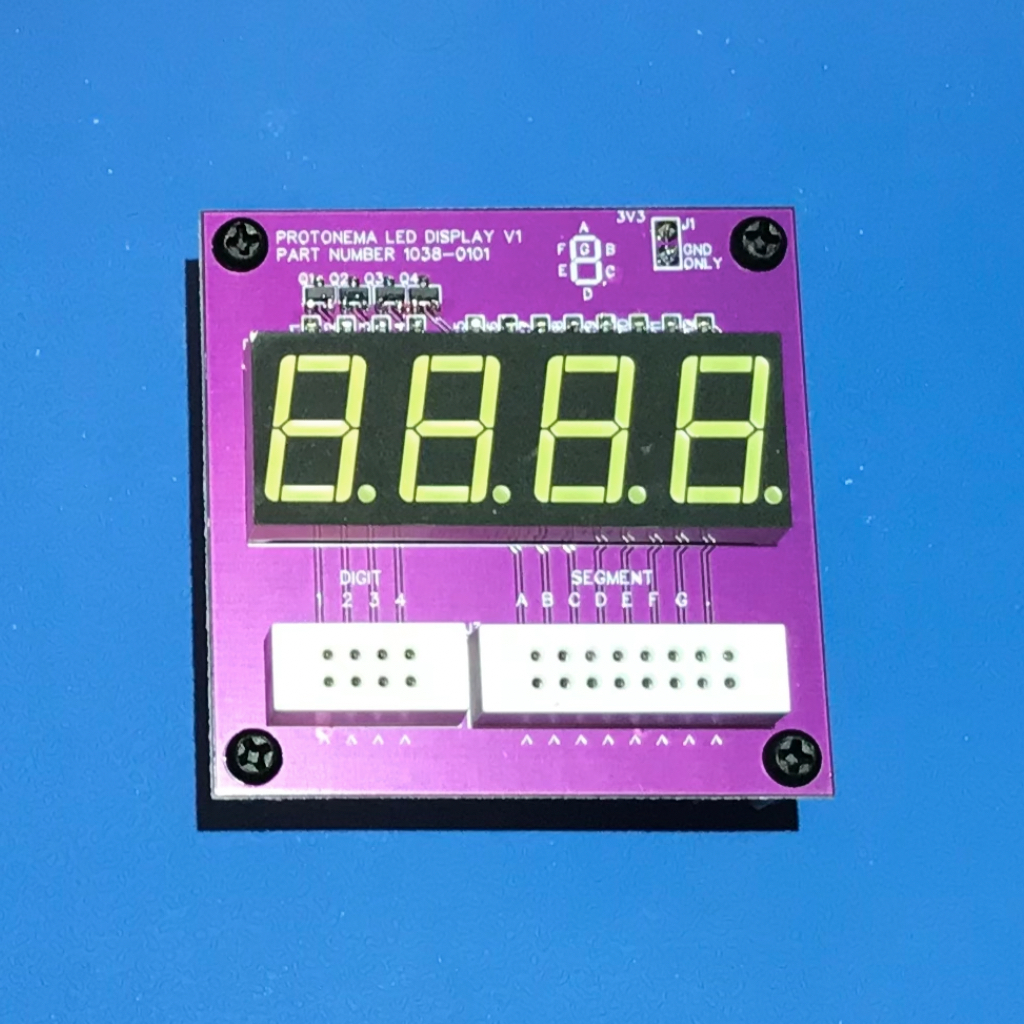 Photo of a 1038A LED Display stamp